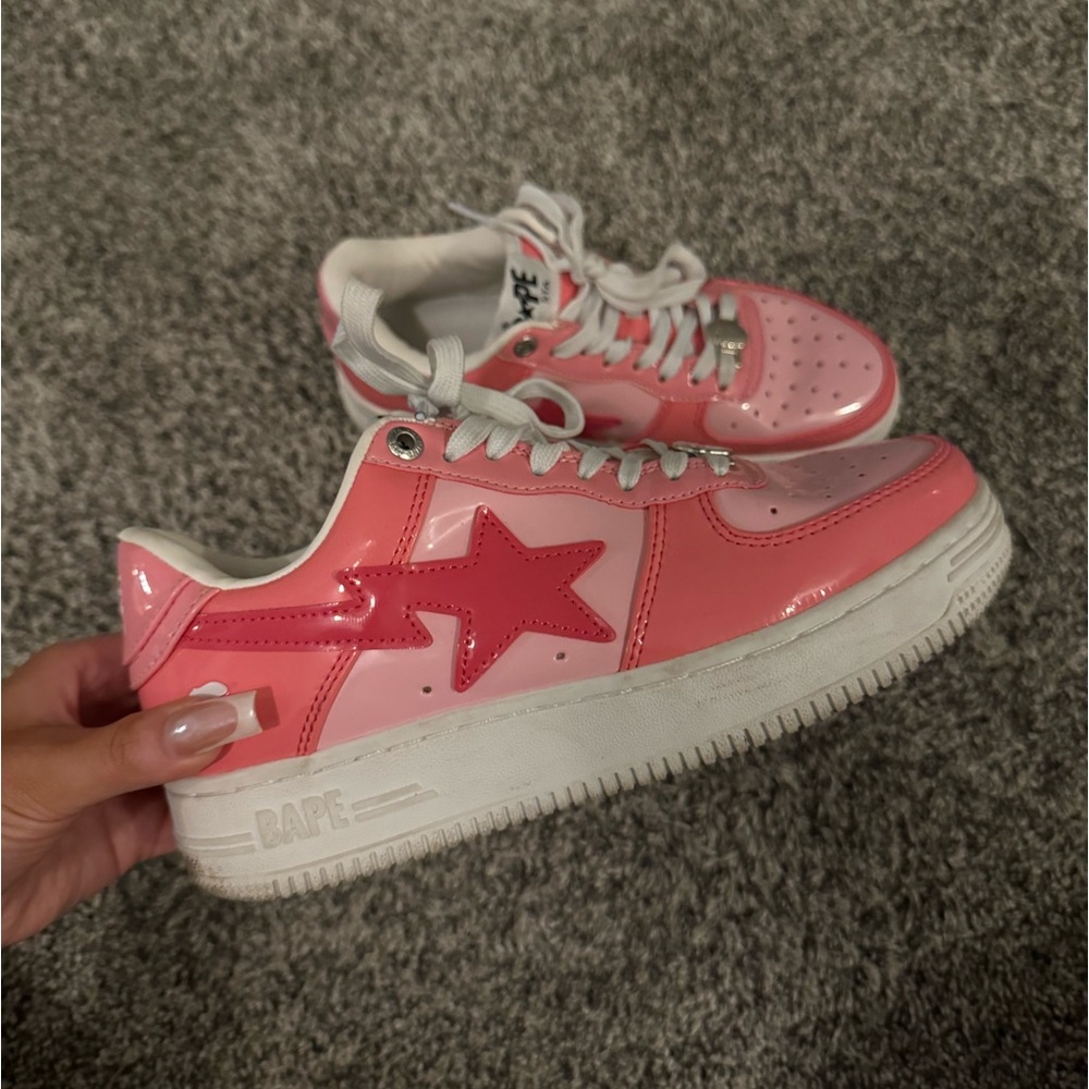 Bape Women's Pink Sneakers